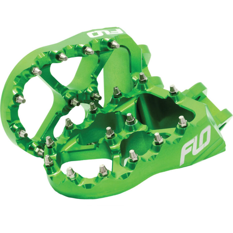 PRO SERIES FOOT PEGS GREEN Honda CRF450R 2002-2023 Honda CRF250R 2004-2023 Honda CRF150R 2007-2023 Honda CRF150RB Expert 2007-2021 Honda CRF250X 2004-2017 Honda CRF450X 2005-2023 Honda CR125R 2002-2007 Honda CR250R 2002-2007 Kawasaki KX250F 2006-2023 Kawas