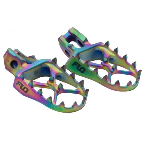TITANIUM FOOT PEGS JET FUEL /KAW Honda CRF450RX 2017-2023 Honda CRF450R 2004-2023 Honda CRF250R 2004-2023 Honda CRF150R 2007-2023 Honda CRF150RB Expert 2007-2021 Honda CRF250X 2004-2017 Honda CRF450X 2005-2023 Honda CR125R 2004-2007 Honda CR250R 2004-2007