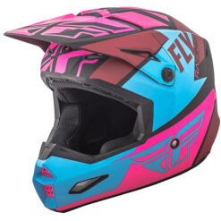 ELITE GUILD HELMET MATTE NEON PINK/BLUE/BLACK