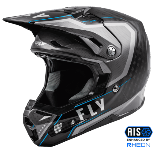 FORMULA CARBON AXON HELMET BLACK/GREY/BLUE