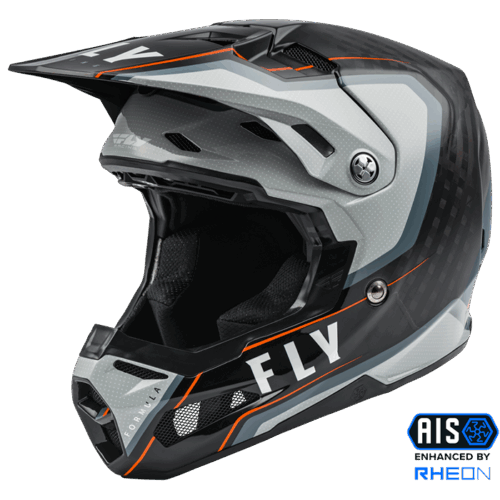 FORMULA CARBON AXON HELMET BLACK/GREY/ORANGE