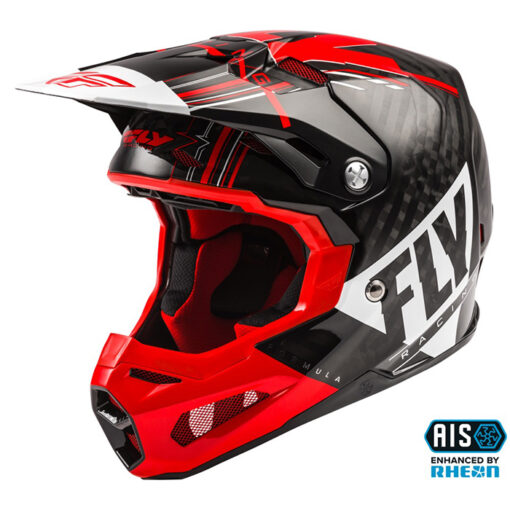 FORMULA CARBON VECTOR HELMET RED/WHITE/BLACK