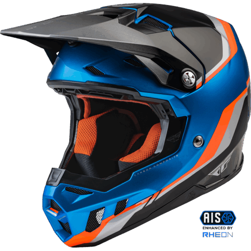 FORMULA CC DRIVER HELMET BLUE/ORANGE/BLACK