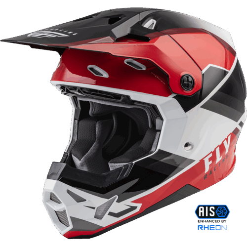 FORMULA CP RUSH HELMET BLACK/RED/WHITE
