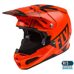 FORMULA CRB VECTOR C.W. HELMET NEON ORANGE/CHARCOL GREY