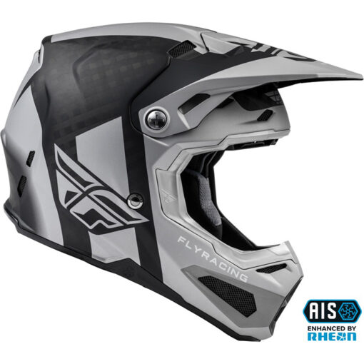 FORMULA ORIGIN HELMET MATTE BLACK/SILVER - Image 2