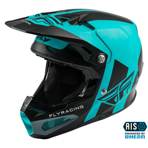 FORMULA ORIGIN HELMET MATTE BLACK/TEAL