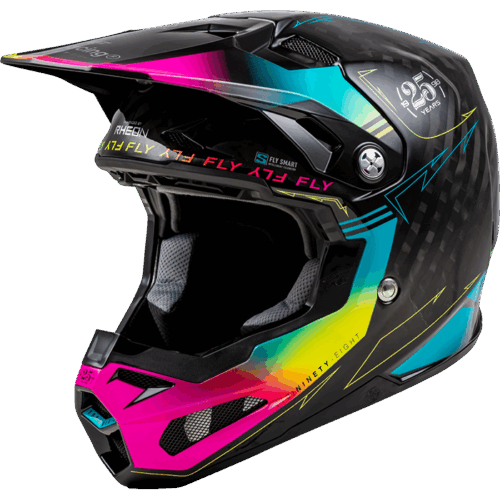 FORMULA S CARBON LEGACY HELMET BLACK/ELECTRIC BLU/FUSCHIA