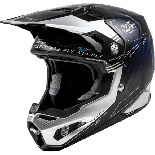 FORMULA S CARBON LEGACY HELMET BLUE CARBON/SILVER