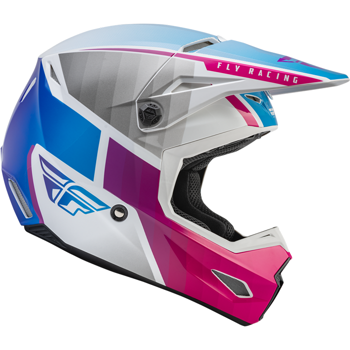 KINETIC DRIFT HELMET PINK/WHITE/BLUE - Image 2