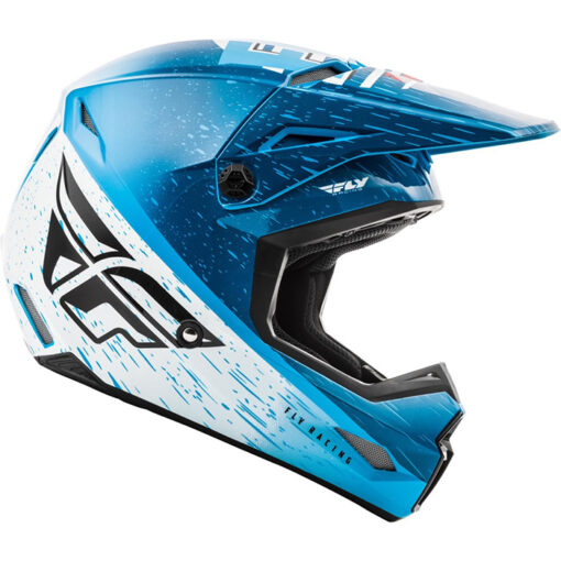 KINETIC K120 HELMET BLUE/WHITE/RED - Image 2