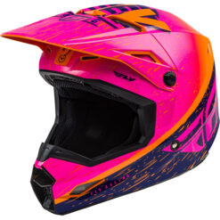 KINETIC K120 HELMET ORANGE/PINK/DARK BLUE