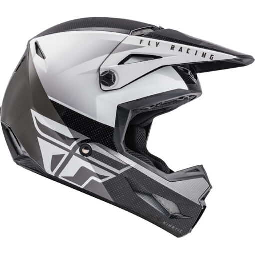 KINETIC STRAIGHT EDGE HELMET BLACK/WHITE - Image 2