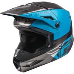 KINETIC STRAIGHT EDGE HELMET BLUE/GREY/BLACK