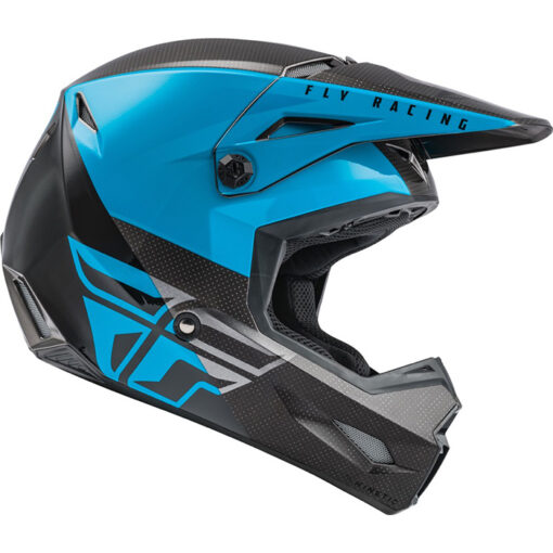 KINETIC STRAIGHT EDGE HELMET BLUE/GREY/BLACK - Image 2