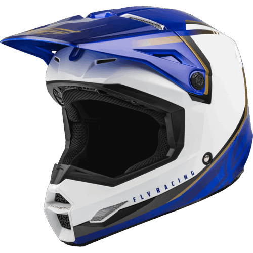 KINETIC VISION HELMET WHITE/BLUE