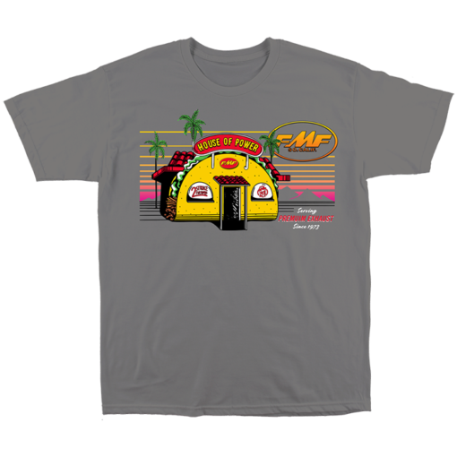 CASA DE TACOS TEE MEDIUM GREY