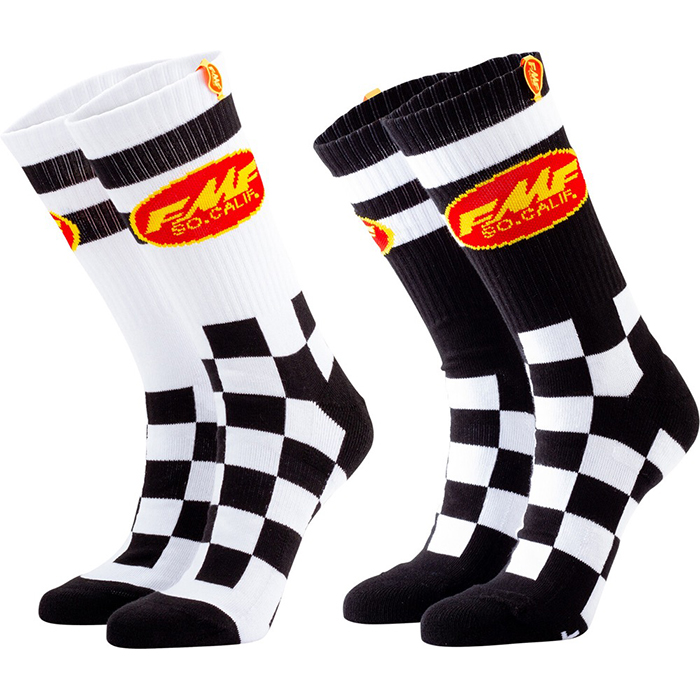 CHECKER SOCKS 2PK ASSORTED