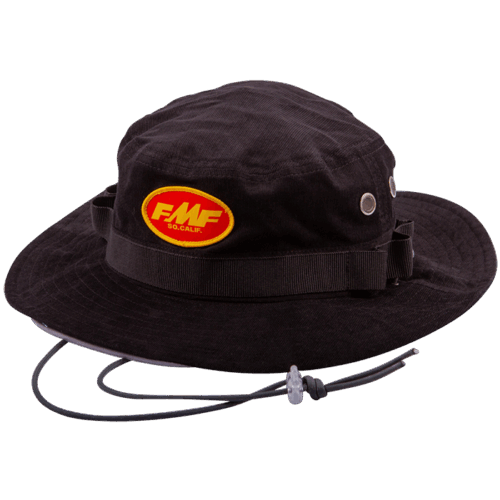 CORD BUCKET HAT BLACK OS