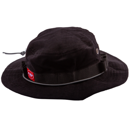 CORD BUCKET HAT BLACK OS - Image 2
