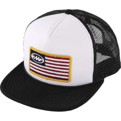 STARS AND BARS HAT WHITE O/S
