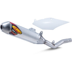 Q4 HEX S/A SINGLE MFLRL W/SIDE PANEL Honda CRF450R 2017-2020