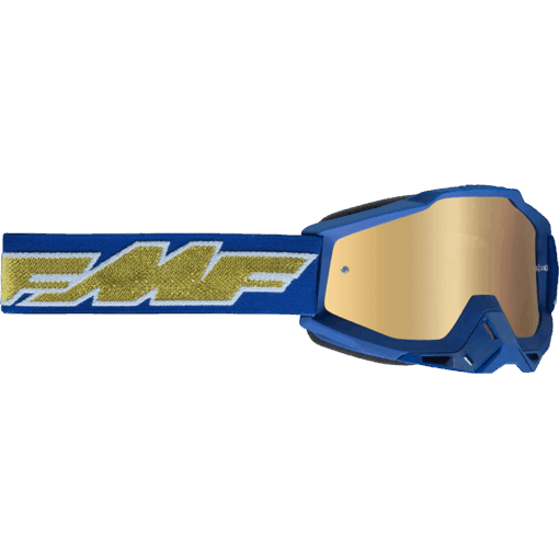POWERBOMB GOGGLE ROCKET DEEP NVY/GLD W/TRUE GLD MIRROR