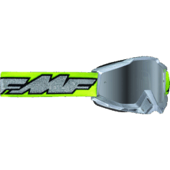 POWERBOMB GOGGLE ROCKET SILVER/LIME W/SILVER MIRROR