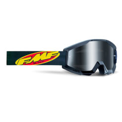 POWERCORE YOUTH GOGGLE CORE BLACK MIRROR SILVER LENS