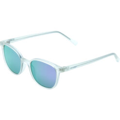 SPARK SUNGLASS MT CRYSTAL LT GRY /PRPL MIRROR