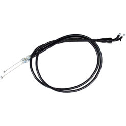 BLACK VINYL THROTTLE PUSH-PULL CABLE SET Kawasaki Suzuki KX250F RM-Z250 RM-Z450 2004-2006