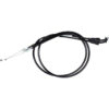 BLACK VINYL THROTTLE PUSH-PULL CABLE SET Kawasaki Suzuki KX250F RM-Z250 2005-2006