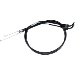 BLACK VINYL THROTTLE PUSH-PULL CABLE SET Kawasaki KX250F KX450F KLX450R 2006-2019
