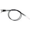 BLACK VINYL THROTTLE PUSH-PULL CABLE SET