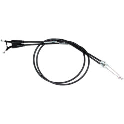 BLACK VINYL THROTTLE PUSH-PULL CABLE SET