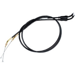 BLACK VINYL THROTTLE PUSH-PULL CABLE SET
