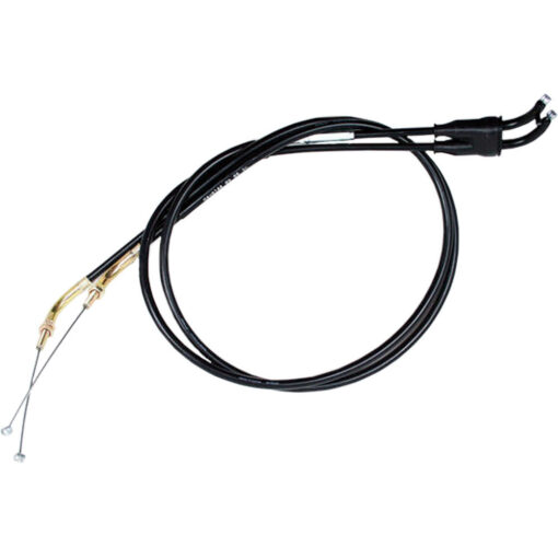 BLACK VINYL THROTTLE PUSH-PULL CABLE SET