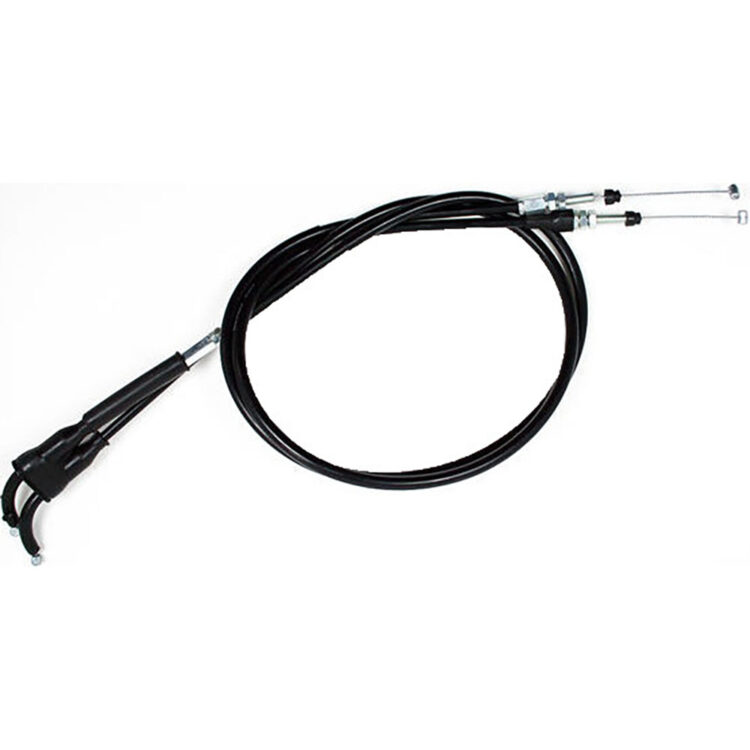 BLACK VINYL THROTTLE PUSH-PULL CABLE SET Honda Suzuki Yamaha XR600R DR350 DR350SE DR250 DR350S XT350 TT350 TW200 XT250 TT-R250 1984-2006