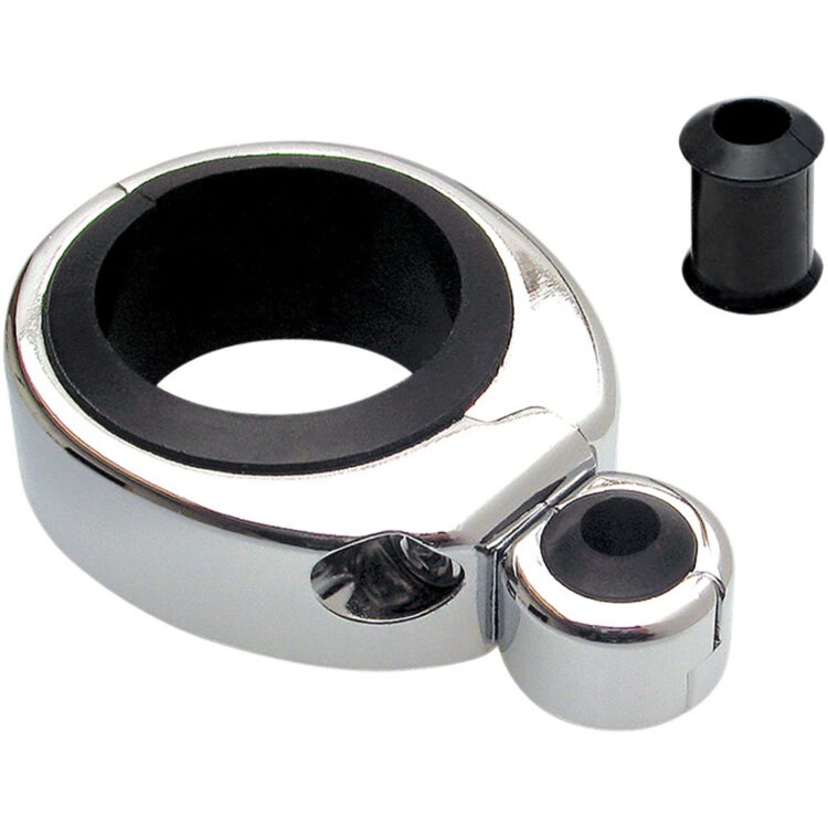 CABLE CLAMP 1 1/4"-1 1/2" SINGLE THR/CLU CHROME