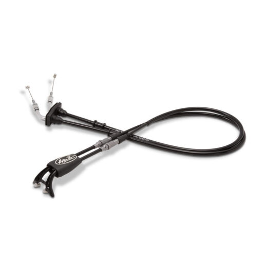 REV 2/3 BLACK VINYL THROTTLE PUSH-PULL CABLE SET Yamaha YZ250F WR250F YZ250FX 2019-2022