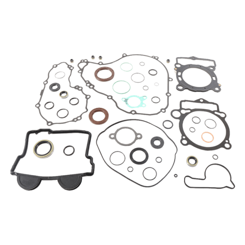COMPLETE GASKET SET WITH OIL SEALS KTM 250 SX-F Factory Edition 2015-2015 Husqvarna FC 250 2016-2022 KTM 250 SX-F 2016-2022 KTM 250 XC-F 2016-2022 Husqvarna FE 250 2020-2024 Gas Gas MC 250F 2021-2021 Gas Gas EX 250F 2021-2021 Gas-Gas MC 250