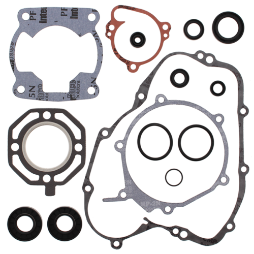 COMPLETE GASKET SET WITH OIL SEALS Kawasaki KX80 1988-1989