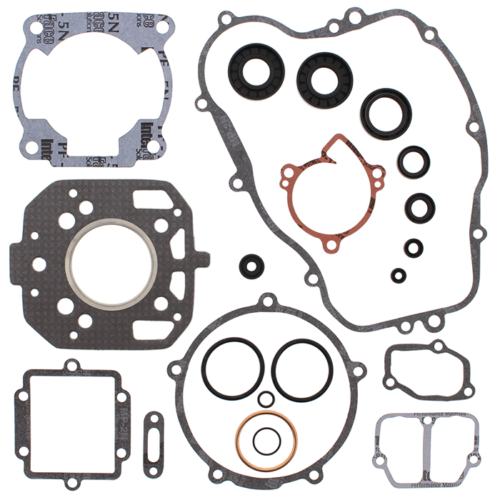 COMPLETE GASKET SET WITH OIL SEALS Kawasaki KX125 1987-1987