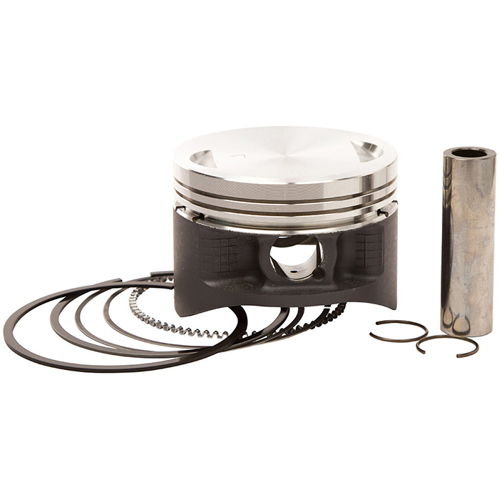 PISTON KIT CAST 83.45/+0.50 10.25:1  Yamaha YFM350FG Grizzly 4WD [SRA] YFM350G Grizzly 2WD [SRA] YFM350FGI Grizzly 4WD [IRS] YFM350X Warrior YFM350R Raptor 1987-2013