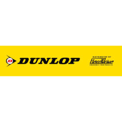 DUNLOP TIRE RACK SIGN HARDDRIVE 12"X48"