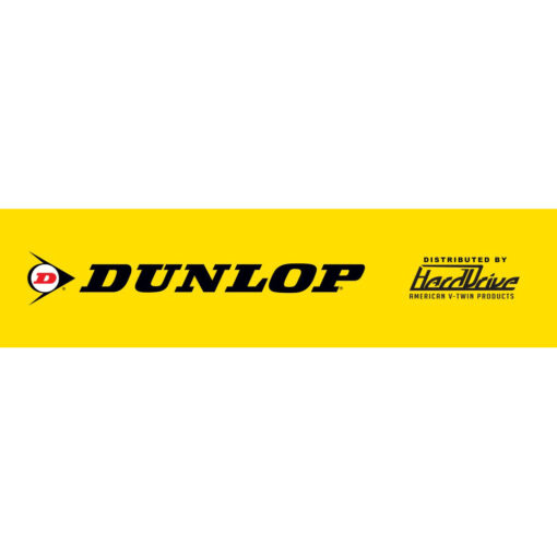 DUNLOP TIRE RACK SIGN HARDDRIVE 12"X48"