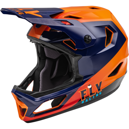 RAYCE HELMET NAVY/ORANGE/RED