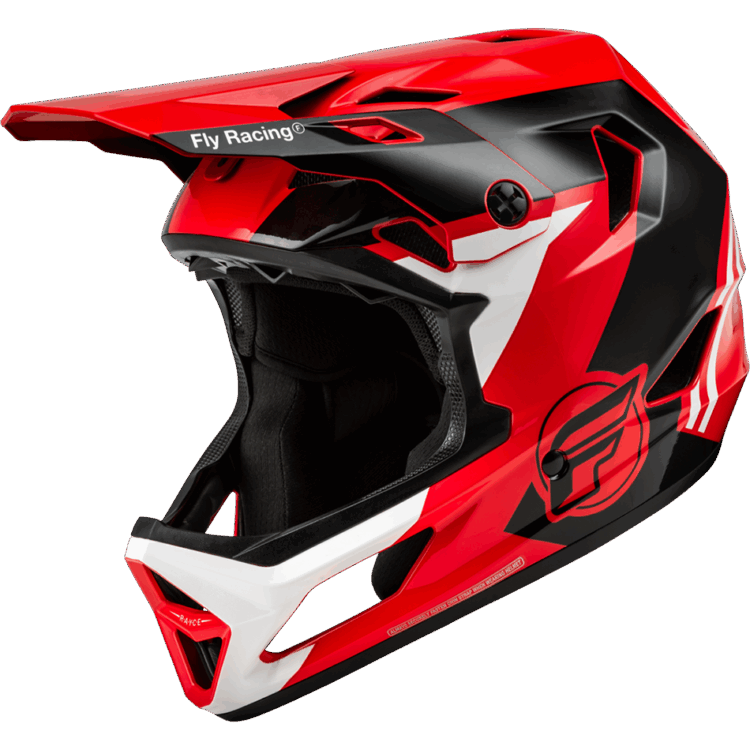 RAYCE HELMET RED/BLACK/WHITE