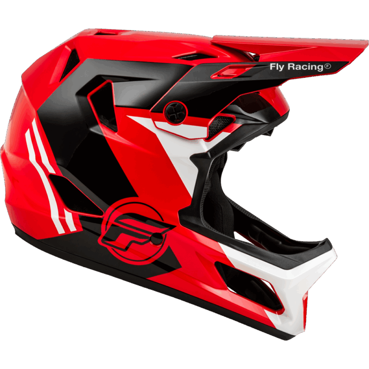 RAYCE HELMET RED/BLACK/WHITE - Image 2