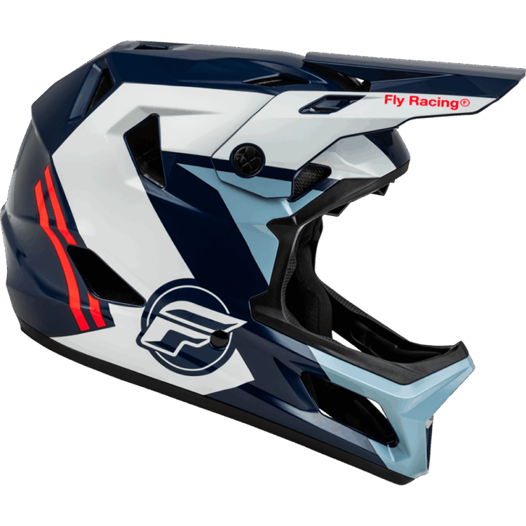 RAYCE HELMET RED/WHITE/BLUE - Image 2